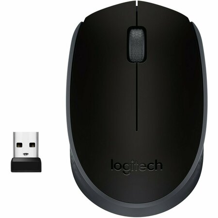 LOGITECH M170 Black Clamshell Mouse 910004940